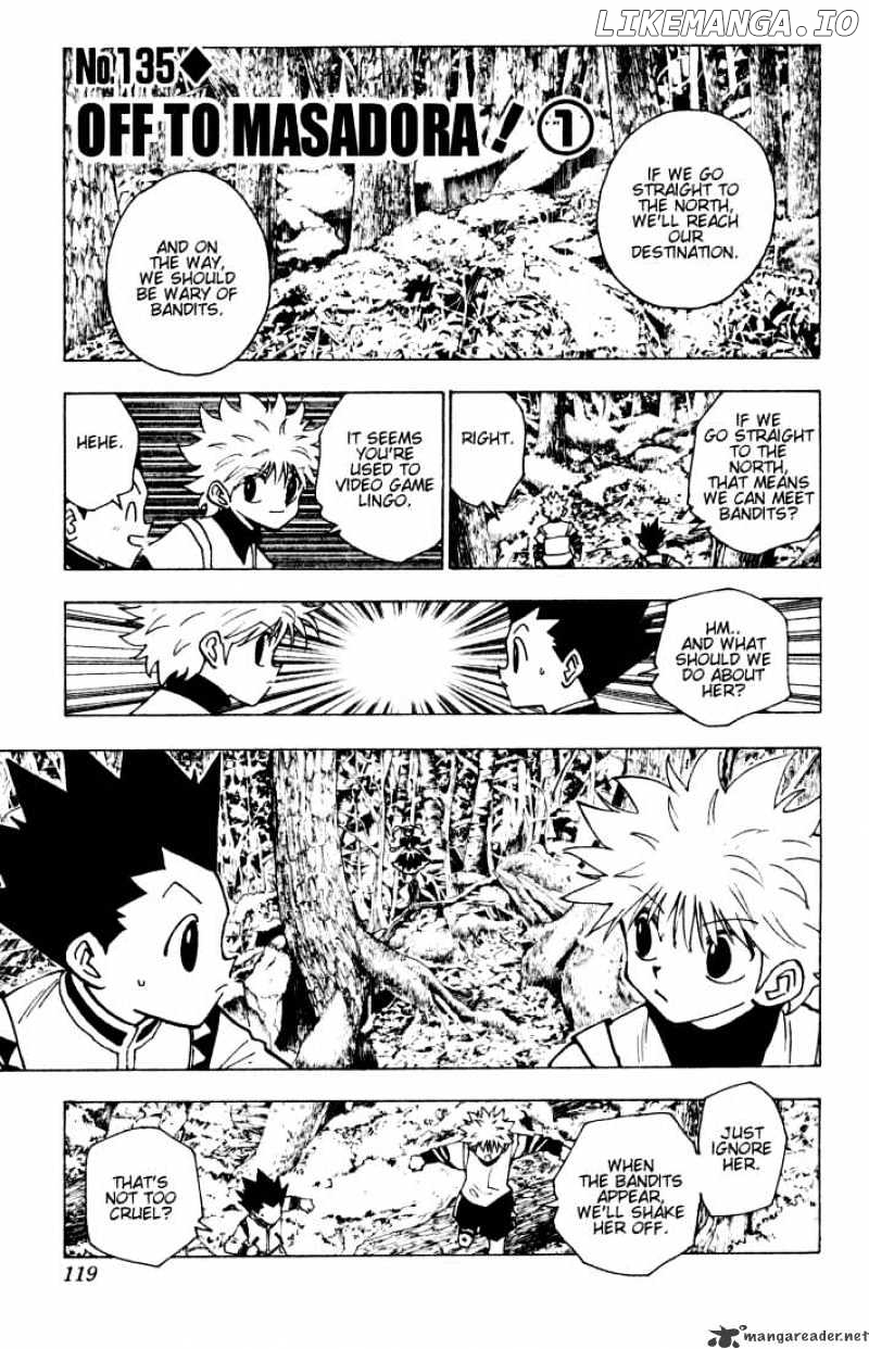 Hunter x Hunter, Chapter 135 image 01